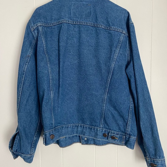 Vintage 70s-80s Levi’s NO POCKETS Blue Denim Jacket - LARGE - Picture 2 of 4